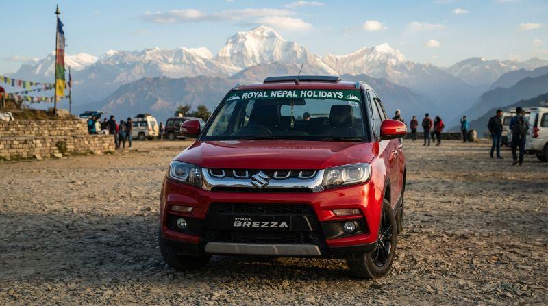 suzuki brezza rental in nepal