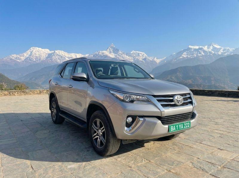 toyota fortuner rental in nepal