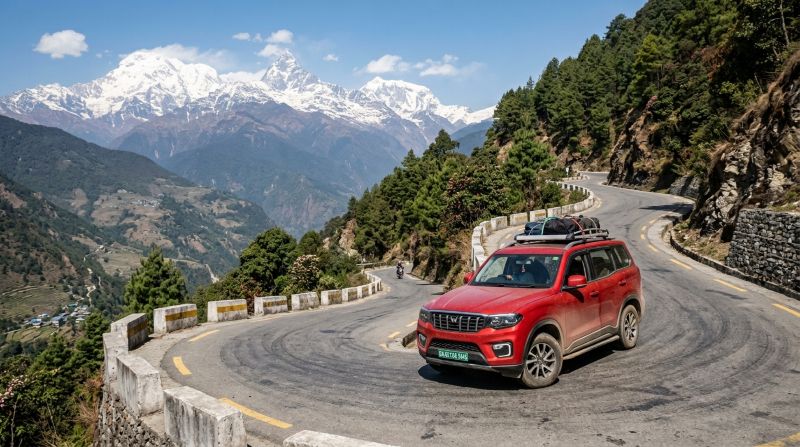 mahindra scorpio n rental in nepal