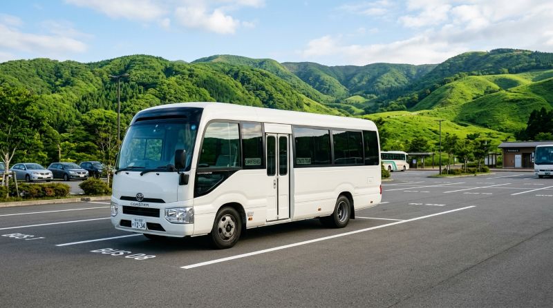 toyota coaster for rent in nepal