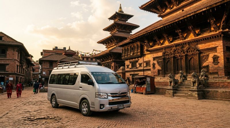 van rental in nepal