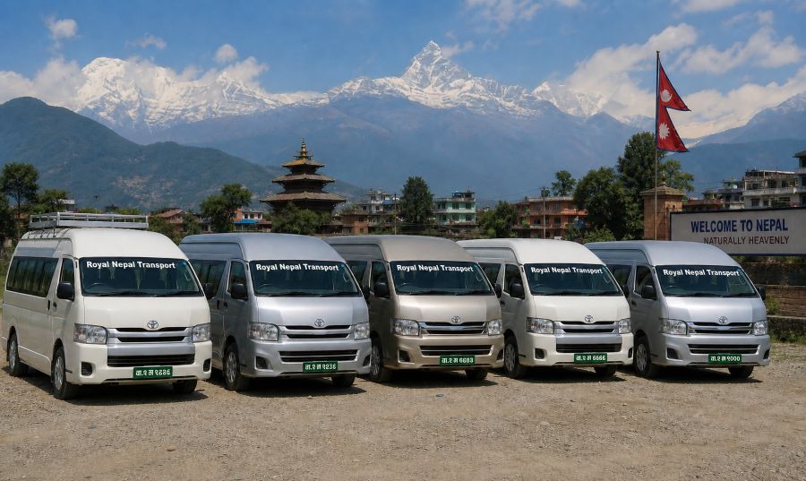 van rental in nepal