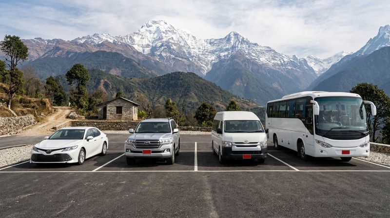 vehicle rental in nagarkot